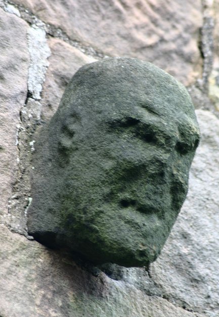 The malevolent stone head